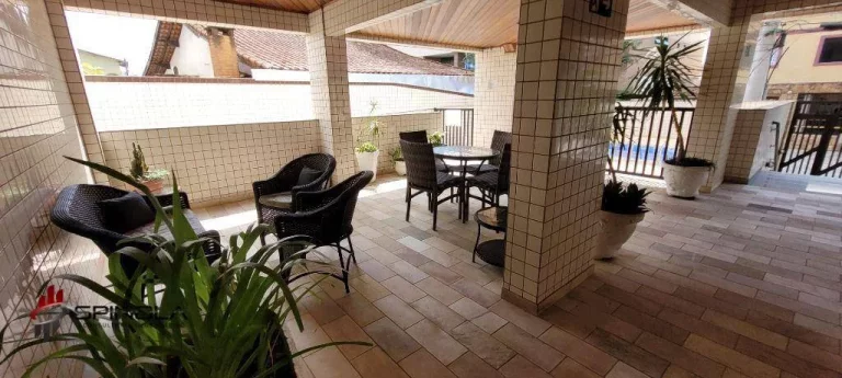 Imagem Apartamento com 1 dormitório à venda, 55 m² por R$ 300.000,00 - Aviação - Praia Grande/SP