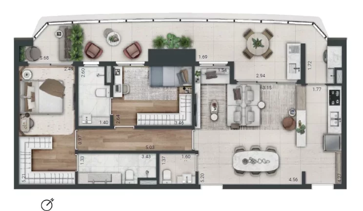 Imagem Apartamento em Real Parque - São Paulo SP