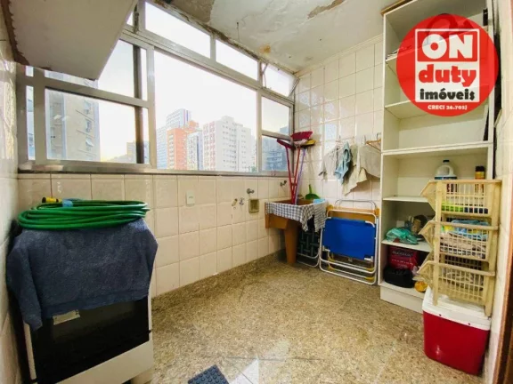 Imagem Apartamento à venda, 120 m² por R$ 590.000,00 - José Menino - Santos/SP