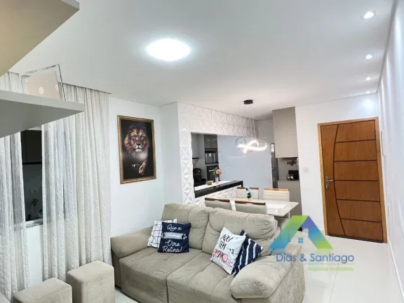 Imagem SANTO ANDRÉ Apartamento sem condomínio, 84M²,3 dormitórios, espaço gourmet, 2 vagas ótimo valor e localização !!!