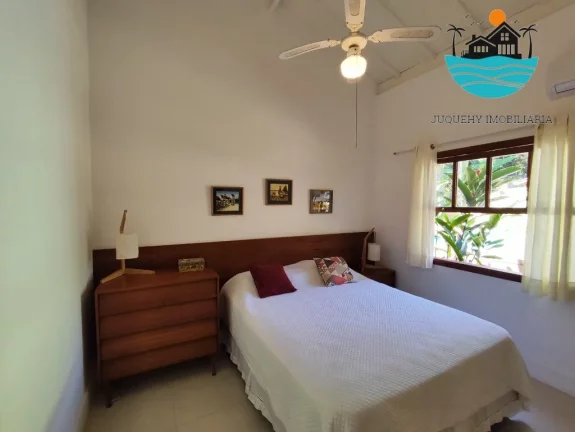 Imagem Casa de Temporada em Juquehy - 3 quartos sendo 02 suítes + 01 mezanino, 600metros da praia, piscina, max. 8 pessoas | Juquehy Imobiliária