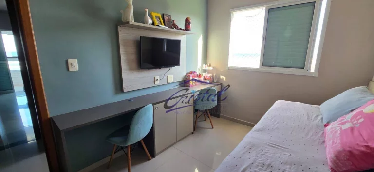 Imagem Apartamento com 2 dormitórios à venda, 87 m² por R$ 640.000,00 - Caiçara - Praia Grande/SP