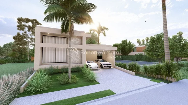 Imagem Casa térrea nova à venda com 3 quartos sendo 3 suítes, todas com armários planejados, ar condici...