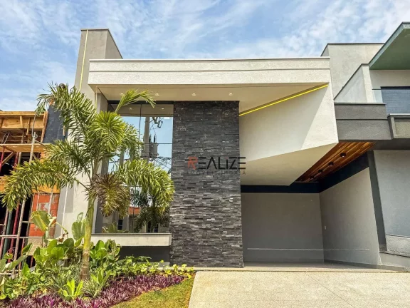 Casa térrea moderna à venda, 138 m² por R$ 1.270.000 - Condomínio Park Gran Reserve - Indaiatuba/SP
