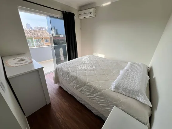 Imagem Apartamento vista mar, mobiliado, 3 quartos sendo 1 suíte, garagem coberta