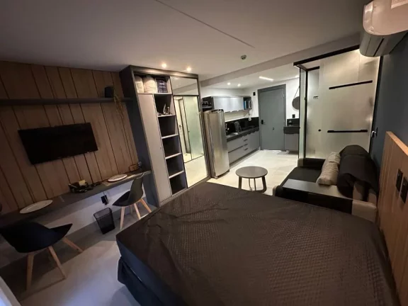 Imagem Flat Mobiliado Pé na Areia no Get Sense – Viva com Todos os Sentidos!