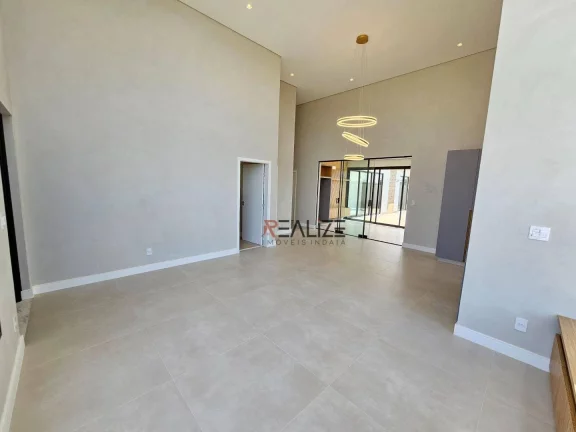 Imagem Casa de esquina em condomínio alto padrão, com 3 suítes e escritório à venda, por R$ 2.000.000 - Indaiatuba Interior de São Paulo