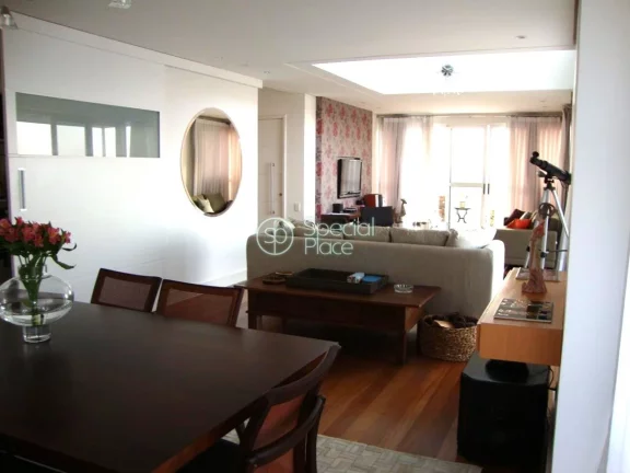 Imagem Cobertura duplex para locação na Vila Mariana com vista espetacular - Área: 320m² - Living para ...