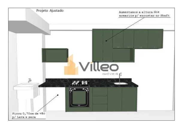 Imagem Apresentamos um apartamento de 63,6 m² privativos, planejado para quem busca bem-estar, praticidade...