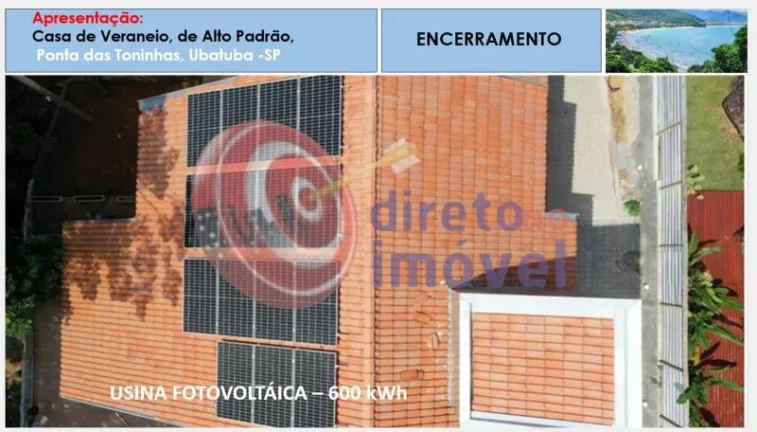 Imagem Casa de alto padrão com 4 suítes 5 vagas Toninhas Ubatuba SP