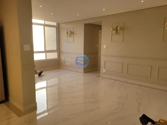 Imagem Apartamento para venda na orla de Santos com vista mar