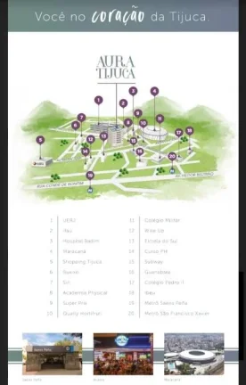 Imagem CONDOMÍNIO AURA TIJUCA DE 78 A 110M2 DE 2 A 3 QUARTOS COM SUITE,