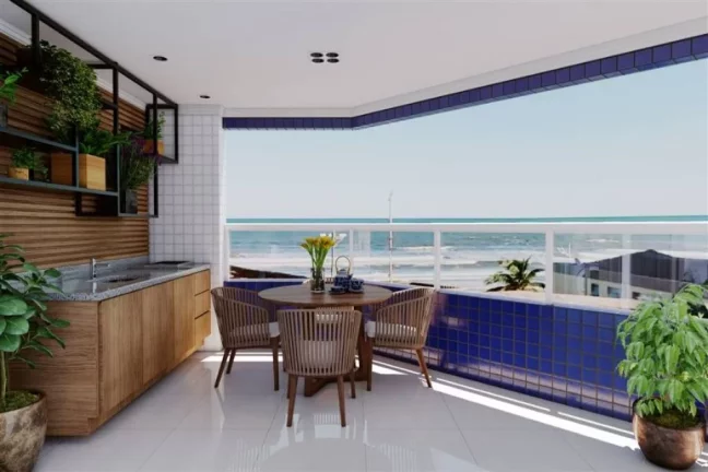 Imagem Apartamento com 2 dormitórios à venda, 72 m² por R$ 575.000,00 - Caiçara - Praia Grande/SP