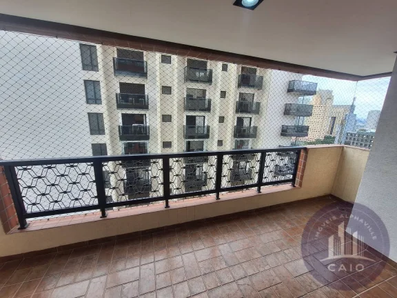 Imagem Apartamento com 3 dormitórios para alugar,166m² por R$ 8.450/mês-Alphaville