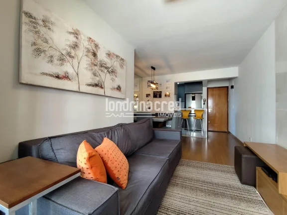 Imagem Apartamento na Gleba Palhano, 2 quartos (1 suíte com closet), sala ampla, sacada, cozinha planejada, 2 vagas, face sul, alto padrão
