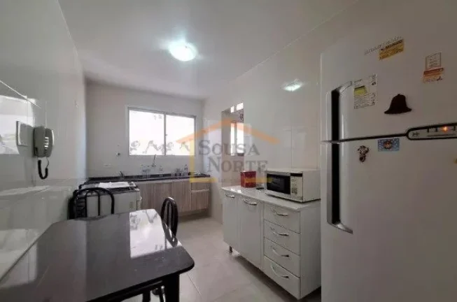 Imagem Apartamento com 55m², 2 dormitórios, sala 2 ambientes, cozinha, área de serviço, 2 banheiros, ar...