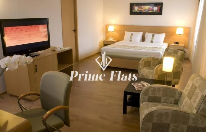 Imagem Flat disponível para venda no Holiday Inn Anhembi, com 26m², 1 dormitório e 1 vaga