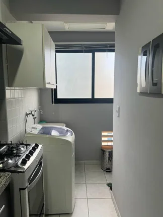 Imagem Apartamento, 1 dormitório ( 1 Suíte), 2 vagas, Porteira Fechada, Aquárius - Sjc.