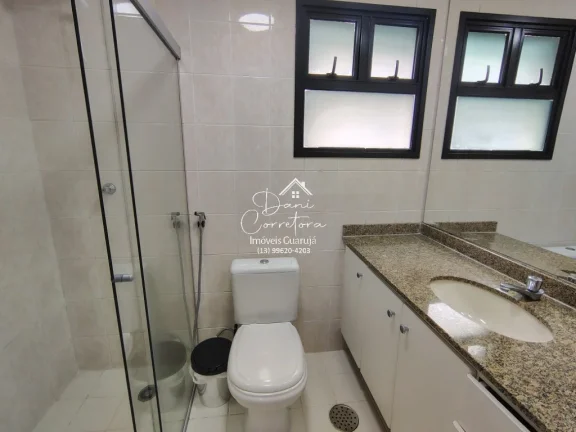 Imagem Apartamento à venda em Guarujá-SP, Morro do Maluf: 3 quartos, 1 suíte, 2 salas, 3 banheiros, 1 vaga de garagem, 126m².