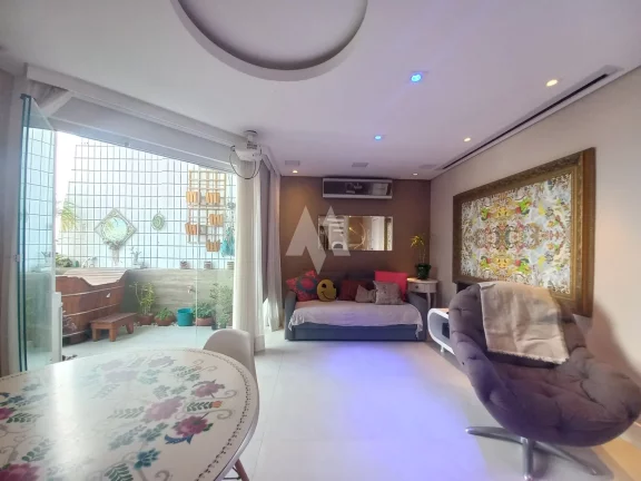 Imagem Apartamento Duplex com 2 dormitórios vista mar à venda na Ponta da Praia - Santos