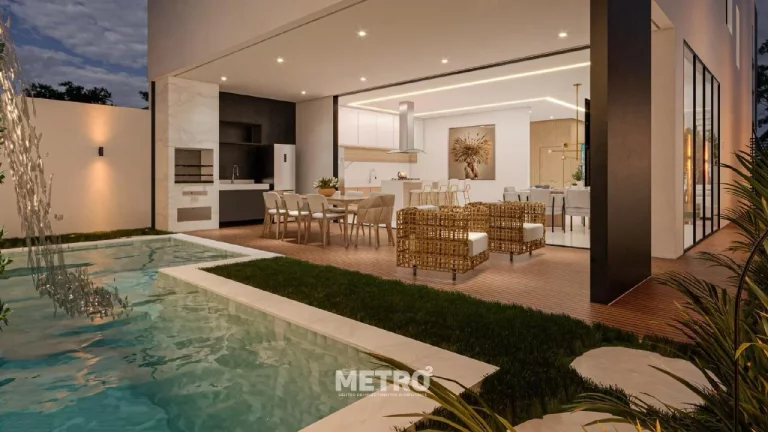 Imagem Casa com 5 suítes, sendo 4 suítes com closet e 1 suíte master com closet, banhei