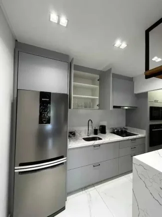 Imagem Apartamento com 2 dormitórios sendo 1 suíte e 1 vaga de garagem em Governador Celso Ramos/SC