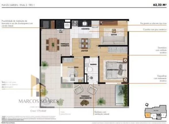 Imagem Apartamento à venda em Osasco, Vila Yara, com 2 quartos, 53m2