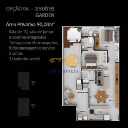 Imagem LANÇAMENTO RESIDENCIAL MOMENTO RESIDENCE EM CAIOBA A 200M DO MAR