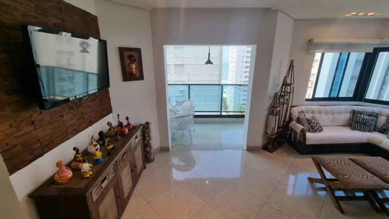 Imagem Flat com 3 dormitórios à venda, 113 m² - Pitangueiras - Guarujá/SP