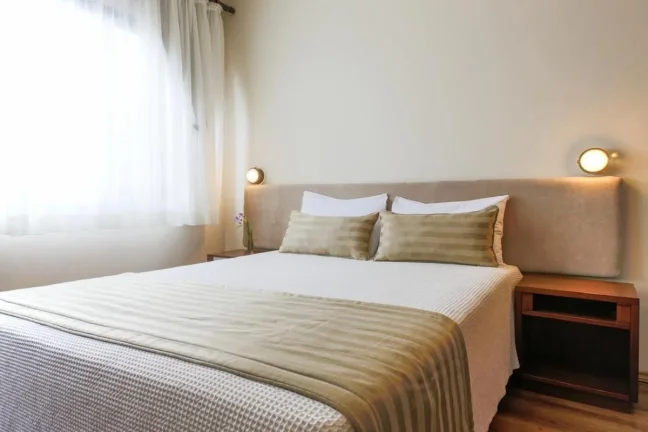Imagem Flat disponível para venda no Saint Moritz Flat Service, com 48m², 1 dormitório e 1 vaga de garagem