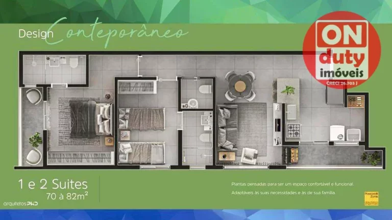 Imagem Apartamento com 2 dormitórios à venda, 81 m² por R$ 889.000,00 - Aparecida - Santos/SP