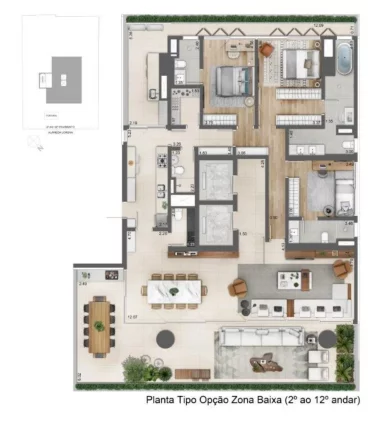 Imagem Apartamento garden em Jardim Paulista São Paulo SP, Apartamento 4 quartos em Jardim Paulista São Paulo SP, apartment in São Paulo Brazil, alto padrão