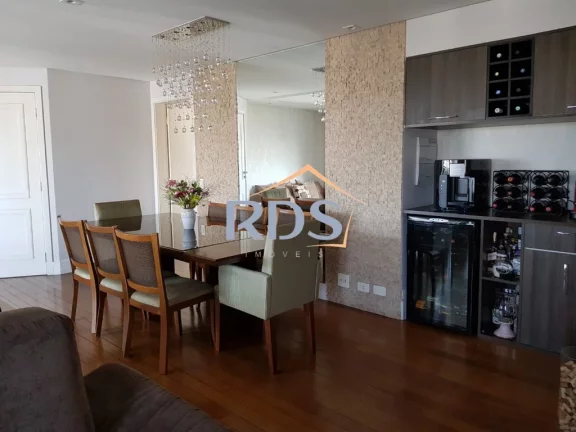 Imagem Vende apartamento de 120m² com 3 dormitórios com duas vagas de garagem em condomínio Clube na Vila Sofia, ao lado da Chácara Flora