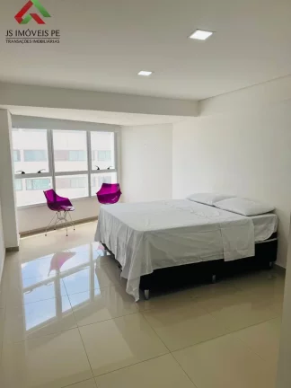 Imagem Oportunidade única: Apartamento à venda em Jaboatão dos Guararapes-PE, Piedade - 1 quarto Mobiliado