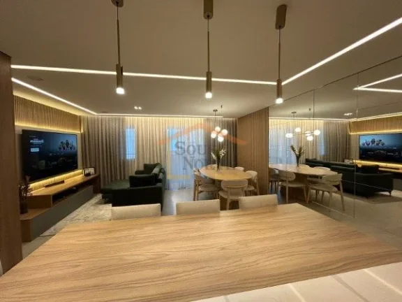 Imagem Apartamento diferenciado, 103 m², originalmente com 04 dormitórios, transformados em 03 dormitóri...