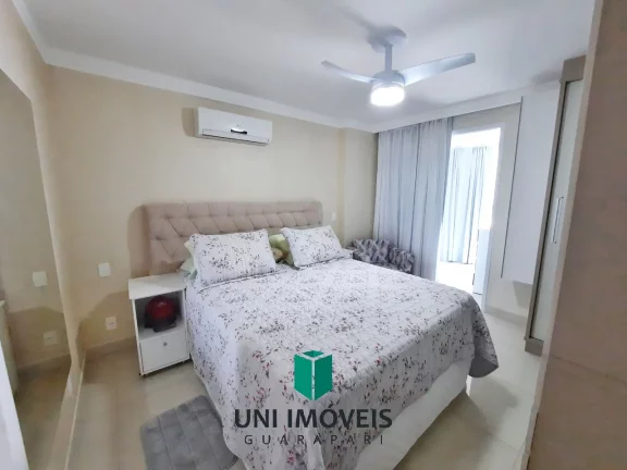 Imagem Apartamento de 130M² com 4 suítes, 2 vagas de garagem, prédio com área de lazer, Praia do morro, Guarapari-ES.