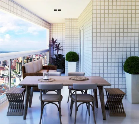 Imagem APARTAMENTO COM 80.37 m² - AVIACAO - PRAIA GRANDE SP