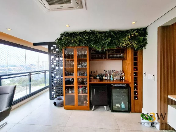 Imagem Apartamento totalmente mobiliado à venda na Vila Leopoldina São Paulo SP com 3 dormitórios, 2 suítes, 3 vagas de garagem e 153m² no Cond. Le Havre.
