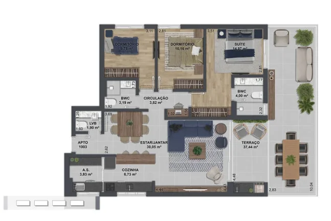 Imagem Apartamento 2 Dormitórios para venda em Florianópolis - SC