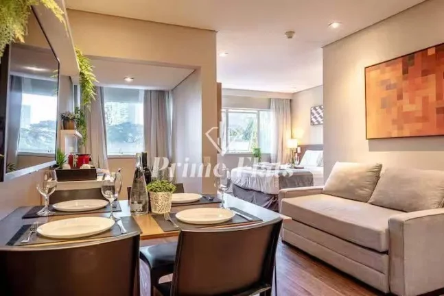 Imagem Apartamento disponível para venda no Hotel Transamérica Berrini, com 35m², 1 dormitório e 1 vaga de garagem