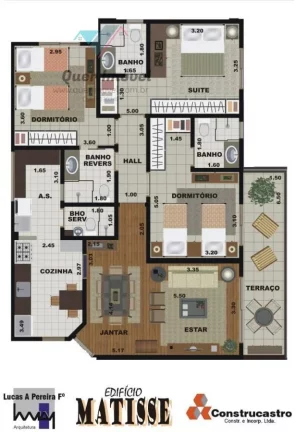 Imagem Apartamento à venda em Ribeirão Preto-SP, Jardim Botânico: 3 quartos, 3 suítes, 2 salas, 4 banheiros, 2 vagas, 128m²!