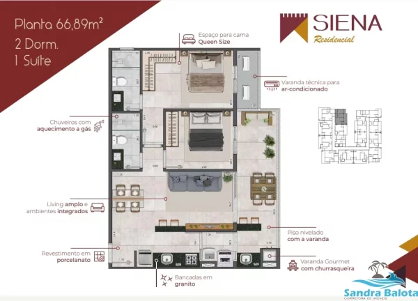 Imagem Lançamento Siena Residencial /Itaguá/Ubatuba