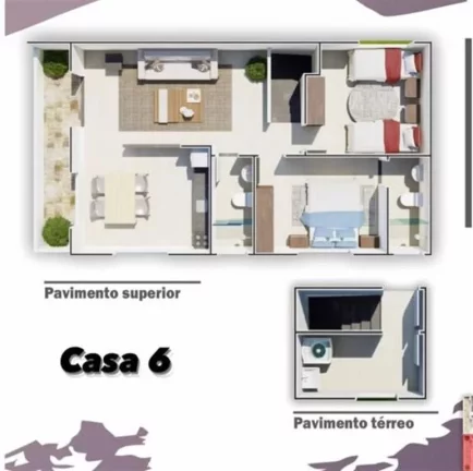 Imagem Casa em condomínio à Venda em Caiçara, Praia Grande - SP
