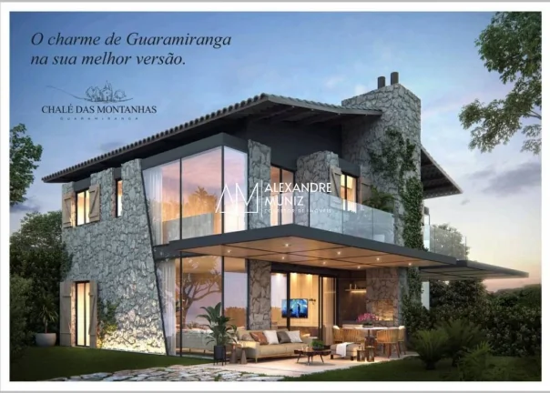 Chalé das Montanhas. Casa em construção com 3 suítes em Guaramiranga-CE.