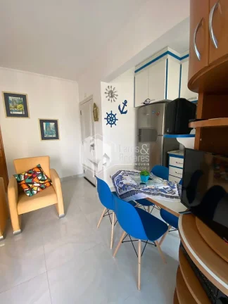 Imagem Apartamento para locação, Pitangueiras, Guarujá, 85m² com 2 dorm, 2 banheiros, 2 vgs com lazer, Camareira Diária, Mobiliado. Sinta a Brisa do Mar!