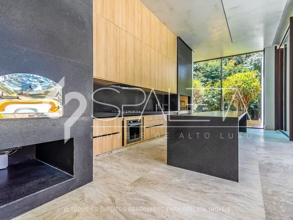 Imagem Belíssima mansão com elevador e acabamento impecável à venda no Terras de São José I