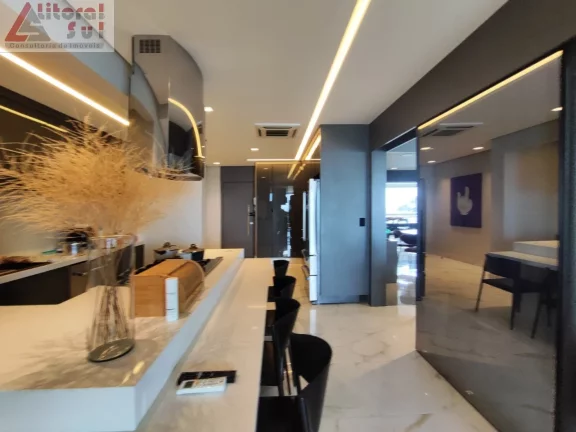 Imagem Luxuoso apartamento à venda em Praia Grande-SP, Canto do Forte: 3 quartos, 3 suítes, 2 salas, 4 banheiros, 3 vagas, 250m².