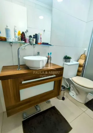 Imagem Abaixou o Preço, Apartamento 54m², 2 Quartos, 1 Banheiro, Andar intermediário, 1, 2 ou 3 vagas, Elevador, Lazer no Jardim São Judas, Mauá-SP