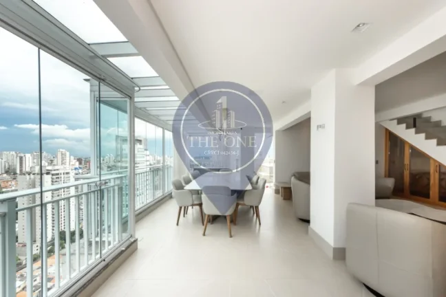 Imagem Cobertura de luxo no Bosque da Saúde, São Paulo-SP: 3 quartos, 3 suítes, 2 salas, 4 banheiros, 4 vagas - 174,00 m².