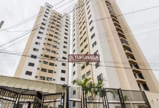 Imagem Aconchegante Apartamento com sacada, carpete de madeira nos 2 dormitórios e na sala, à venda, 65 m² por R$ 390.000 - Vila Rosália - Guarulhos/SP